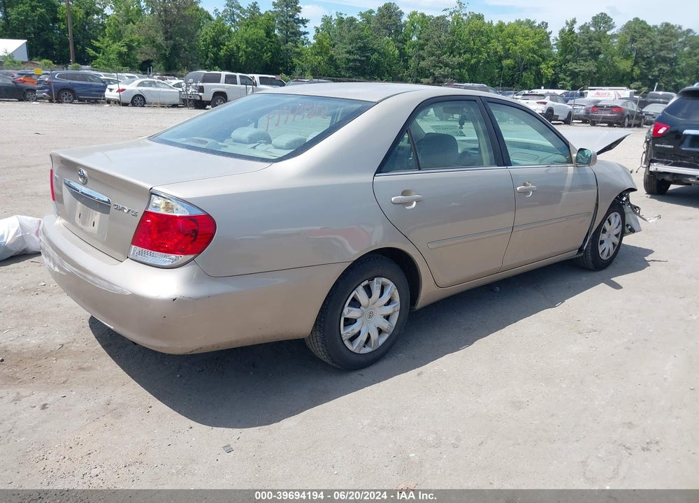 2006 TOYOTA CAMRY LE VIN: 4T1BE32K06U113812