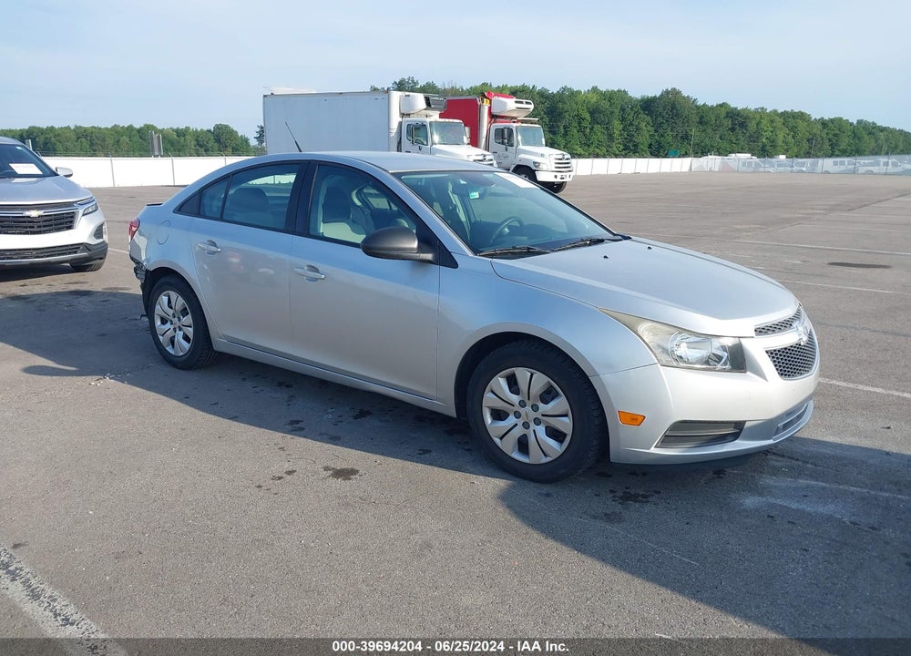 2013 CHEVROLET CRUZE LS MANUAL VIN: 1G1PB5SH0D7259618