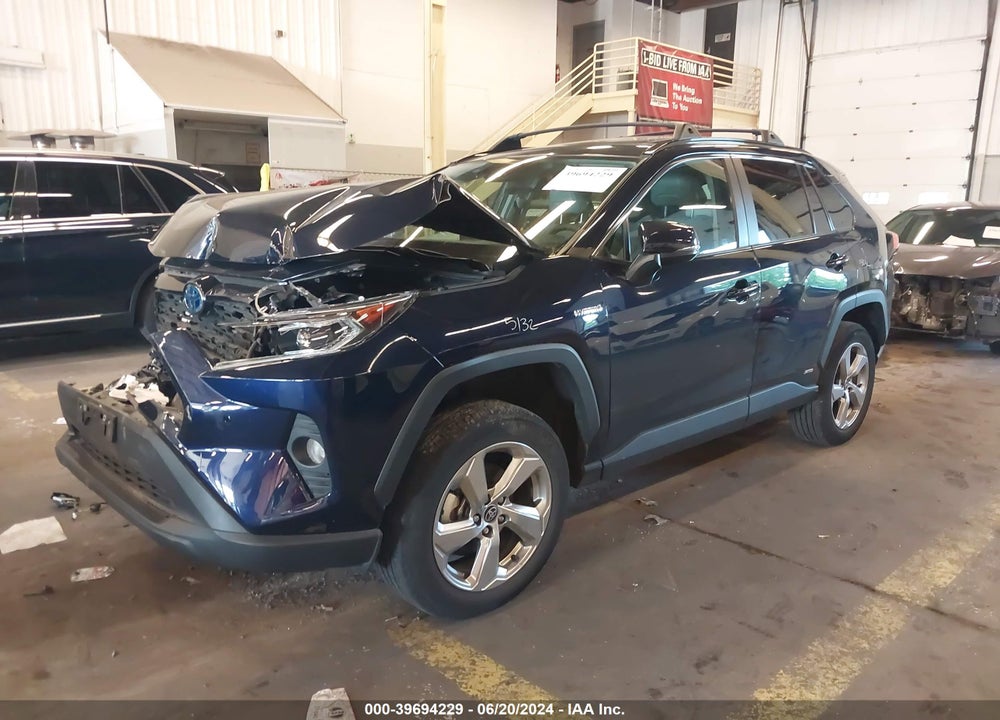 2021 TOYOTA RAV4 HYBRID XLE PREMIUM VIN: 4T3B6RFV2MU057588