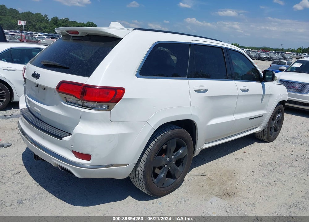 2016 JEEP GRAND CHEROKEE HIGH ALTITUDE VIN: 1C4RJECG0GC382629