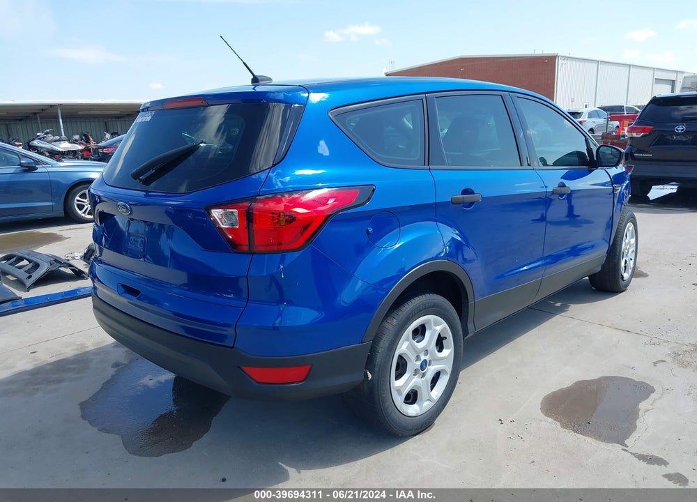 2019 FORD ESCAPE S VIN: 1FMCU0F71KUA53433