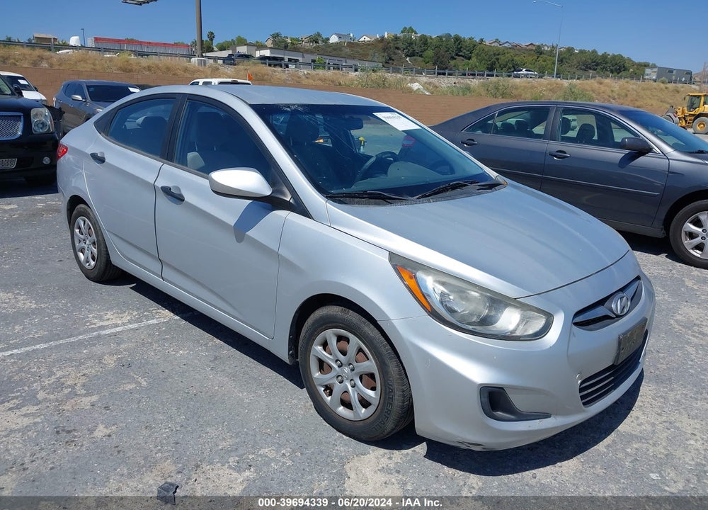 2012 HYUNDAI ACCENT GLS VIN: KMHCT4AE1CU048637