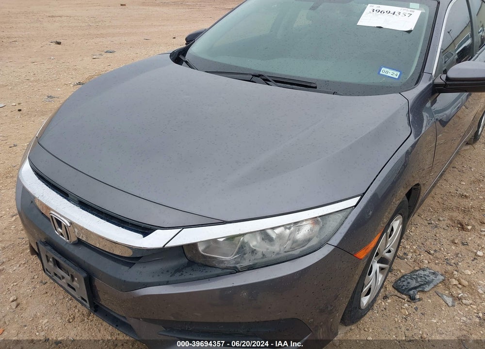 2018 HONDA CIVIC LX VIN: 19XFC2F5XJE042815