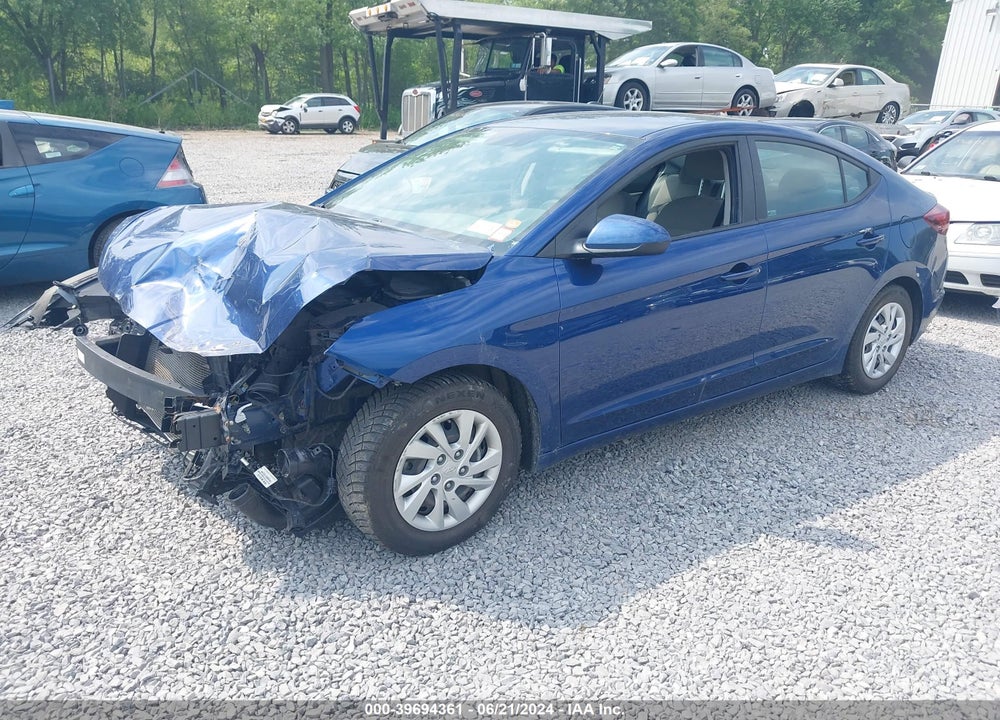 2019 HYUNDAI ELANTRA SE VIN: 5NPD74LF6KH454666