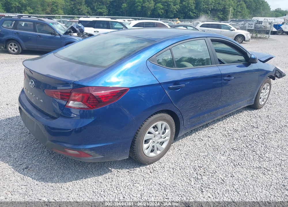 2019 HYUNDAI ELANTRA SE VIN: 5NPD74LF6KH454666