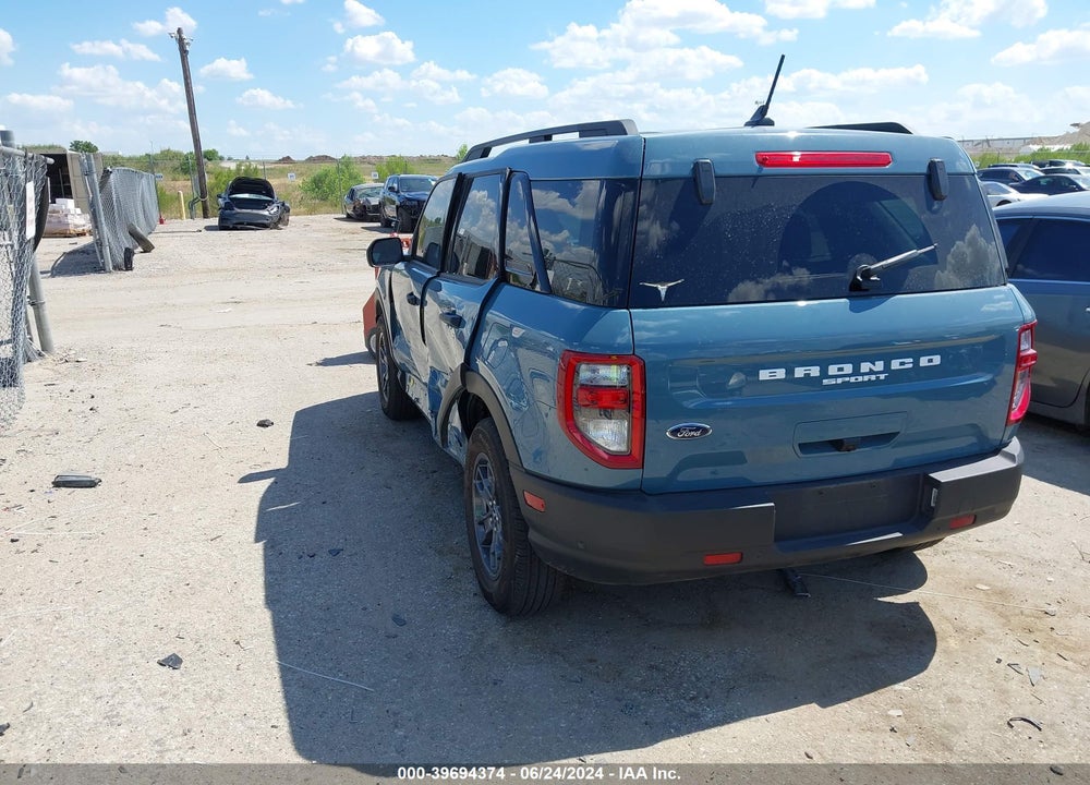 2021 FORD BRONCO SPORT BIG BEND VIN: 3FMCR9B67MRB31369