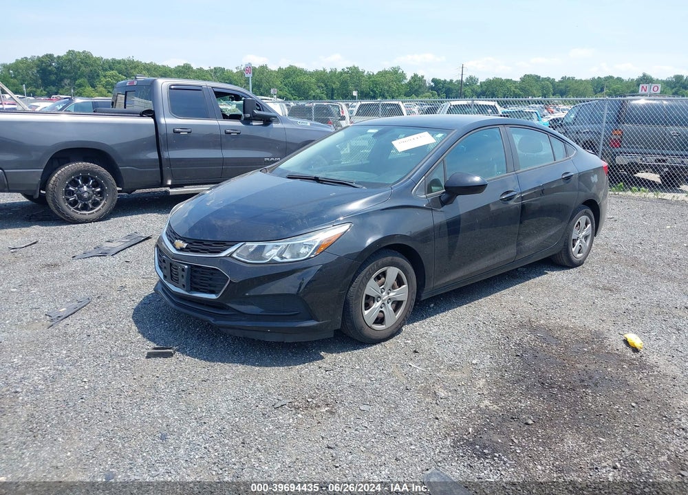 2017 CHEVROLET CRUZE LS AUTO VIN: 1G1BC5SM8H7281456