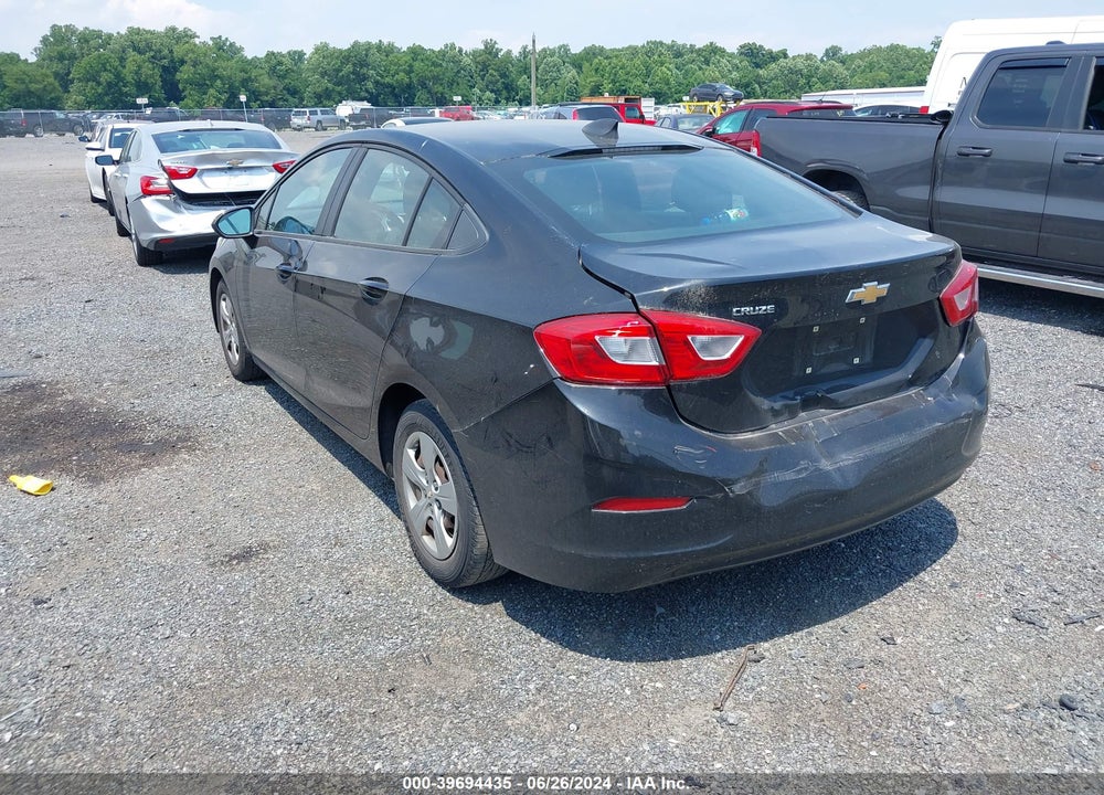 2017 CHEVROLET CRUZE LS AUTO VIN: 1G1BC5SM8H7281456