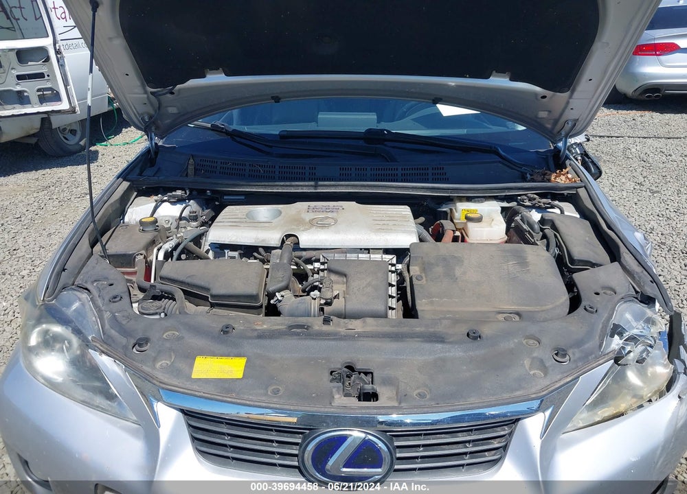 2012 LEXUS CT VIN: JTHKD5BH1C2078002