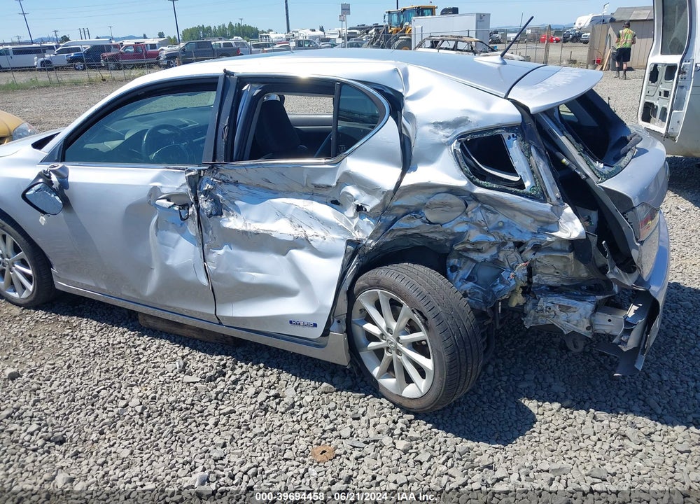 2012 LEXUS CT VIN: JTHKD5BH1C2078002