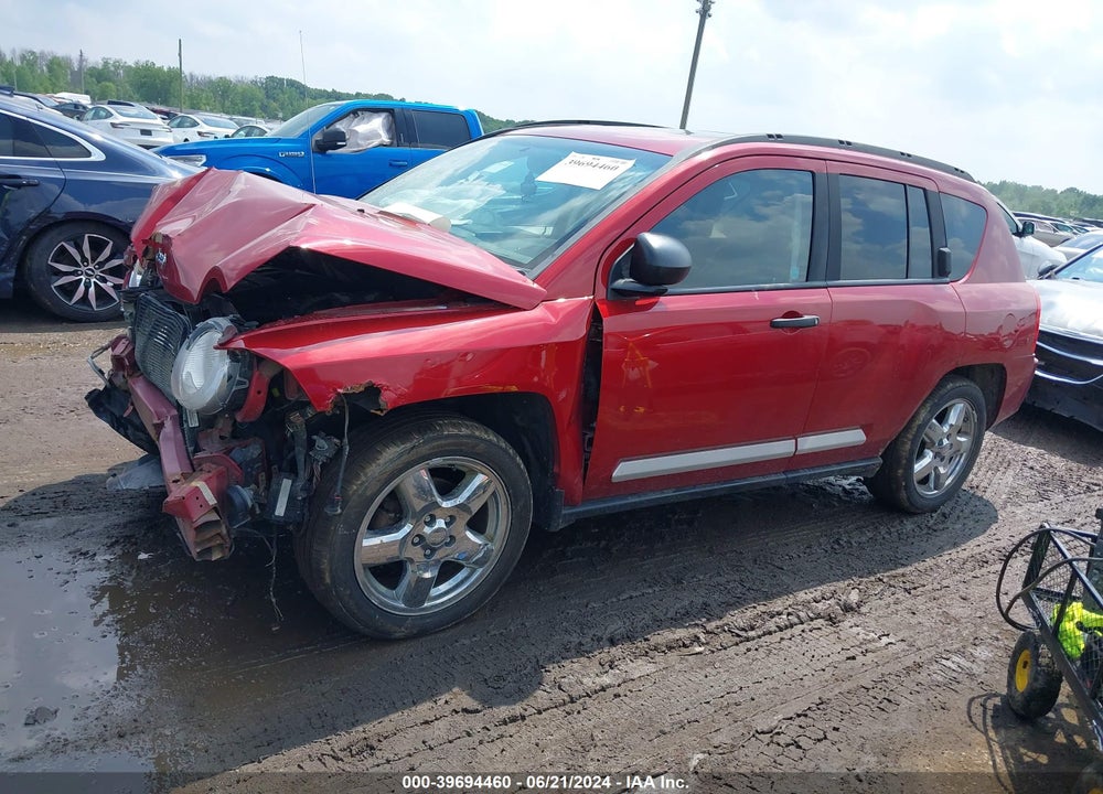 2008 JEEP COMPASS VIN: 1J8FT57W88D777077