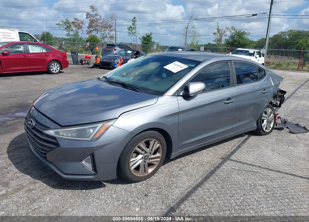 2019 HYUNDAI ELANTRA SEL VIN: KMHD84LF4KU812930