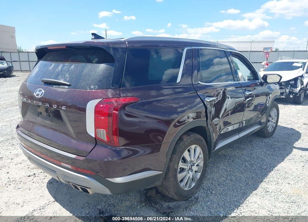 2024 HYUNDAI PALISADE SEL VIN: KM8R24GE7RU740737