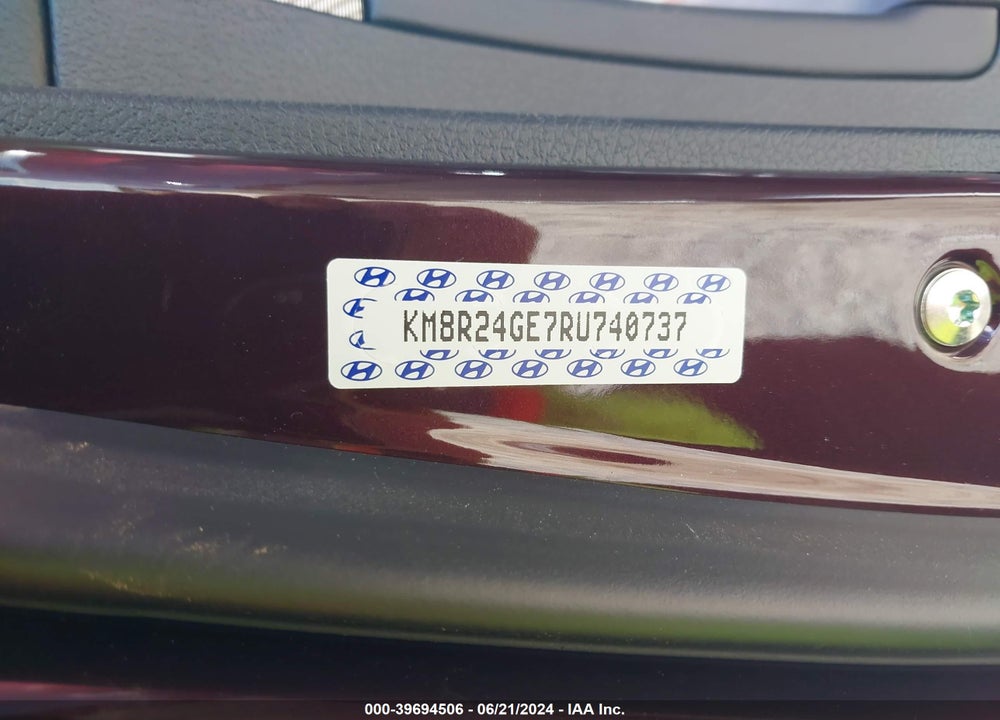 2024 HYUNDAI PALISADE SEL VIN: KM8R24GE7RU740737
