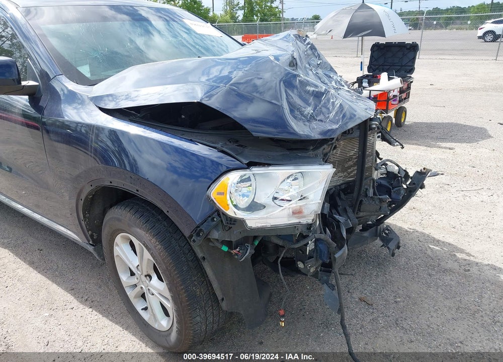 2012 DODGE DURANGO SXT VIN: 1C4RDHAG2CC236688