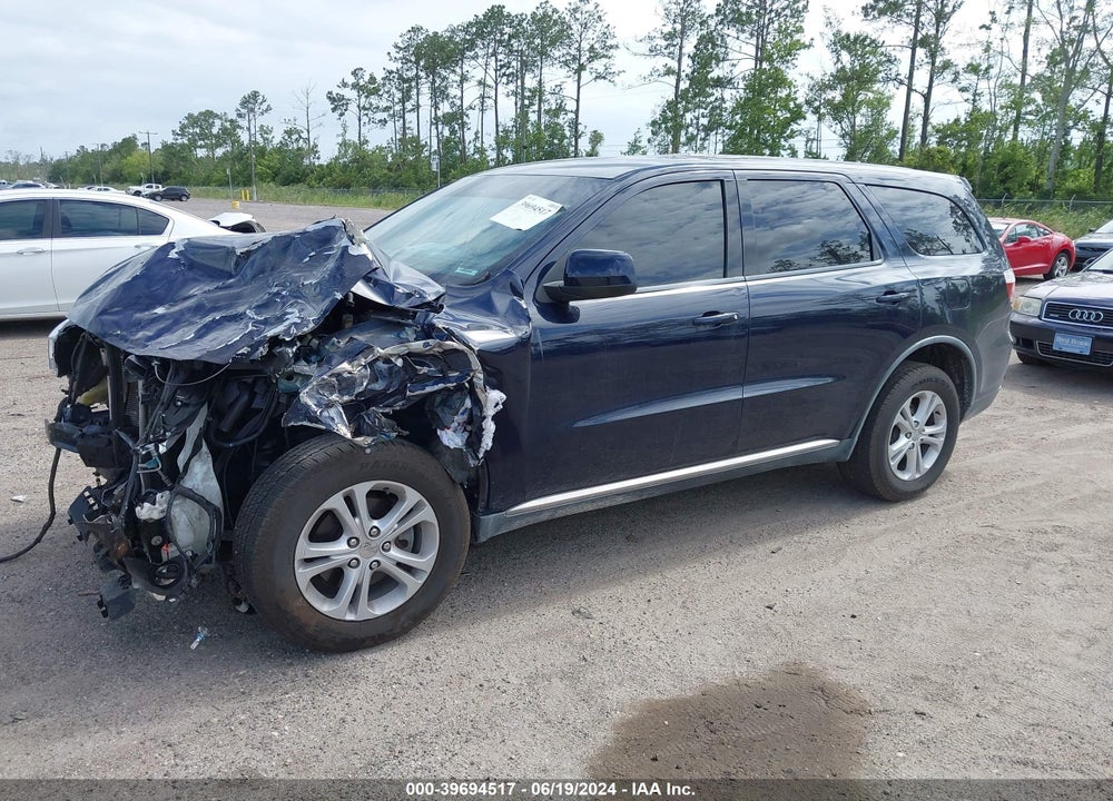 2012 DODGE DURANGO SXT VIN: 1C4RDHAG2CC236688