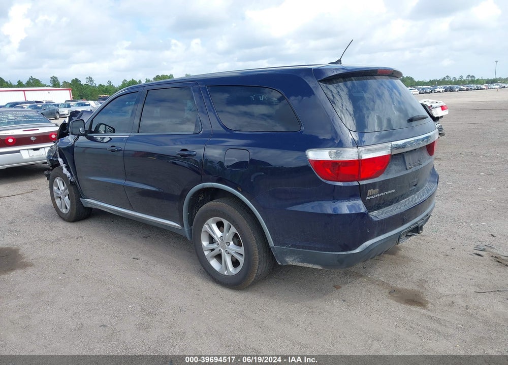 2012 DODGE DURANGO SXT VIN: 1C4RDHAG2CC236688