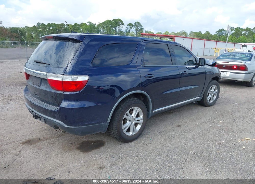 2012 DODGE DURANGO SXT VIN: 1C4RDHAG2CC236688