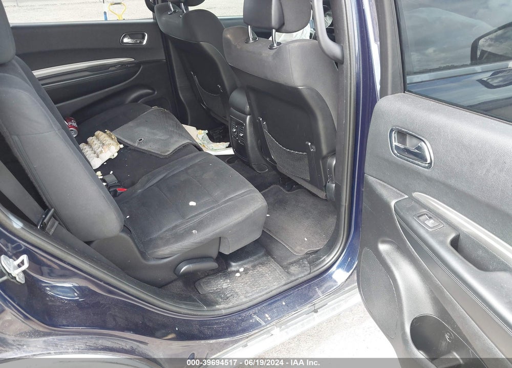 2012 DODGE DURANGO SXT VIN: 1C4RDHAG2CC236688