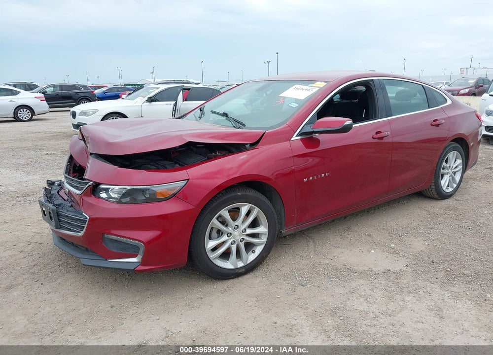 2018 CHEVROLET MALIBU LT VIN: 1G1ZD5STXJF206420