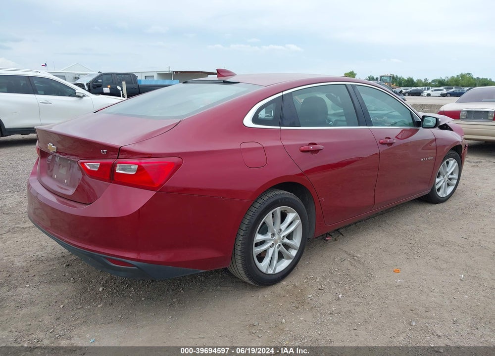 2018 CHEVROLET MALIBU LT VIN: 1G1ZD5STXJF206420