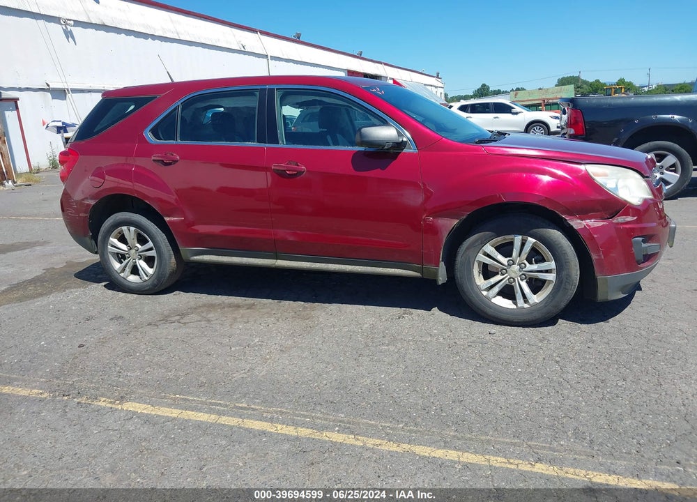 2010 CHEVROLET EQUINOX LS VIN: 2CNALBEW4A6278716