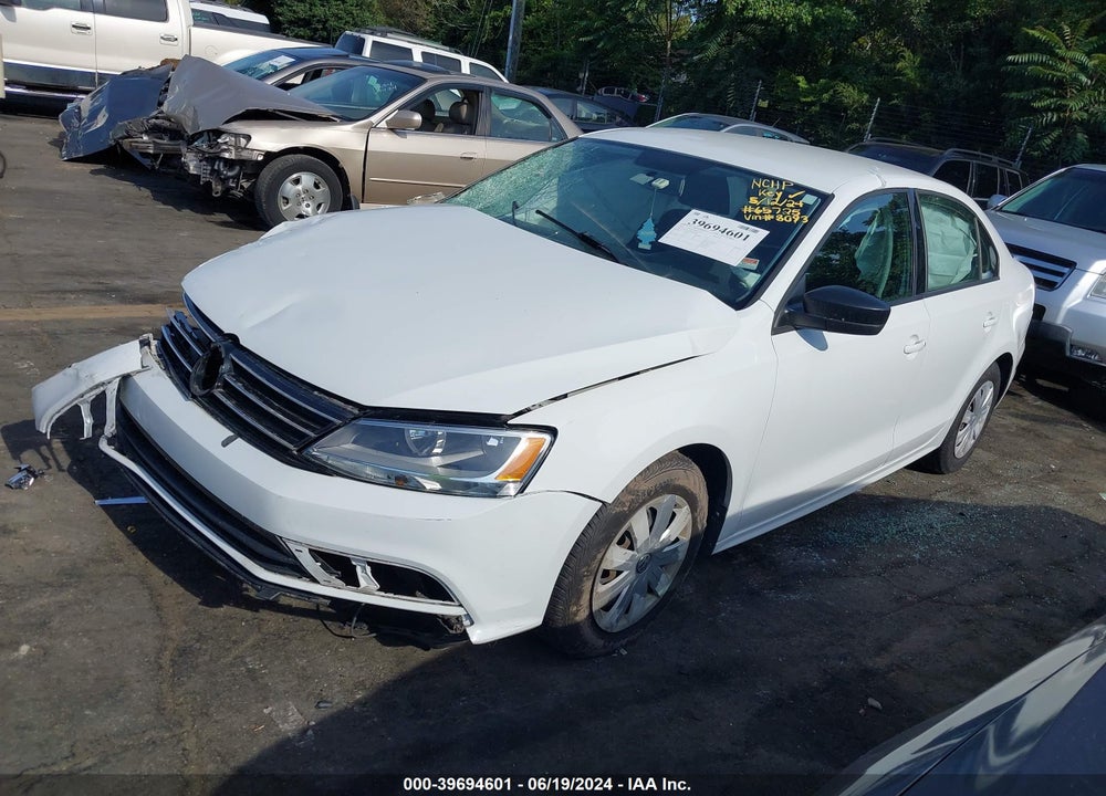 2015 VOLKSWAGEN JETTA 2.0L S VIN: 3VW2K7AJ5FM328083