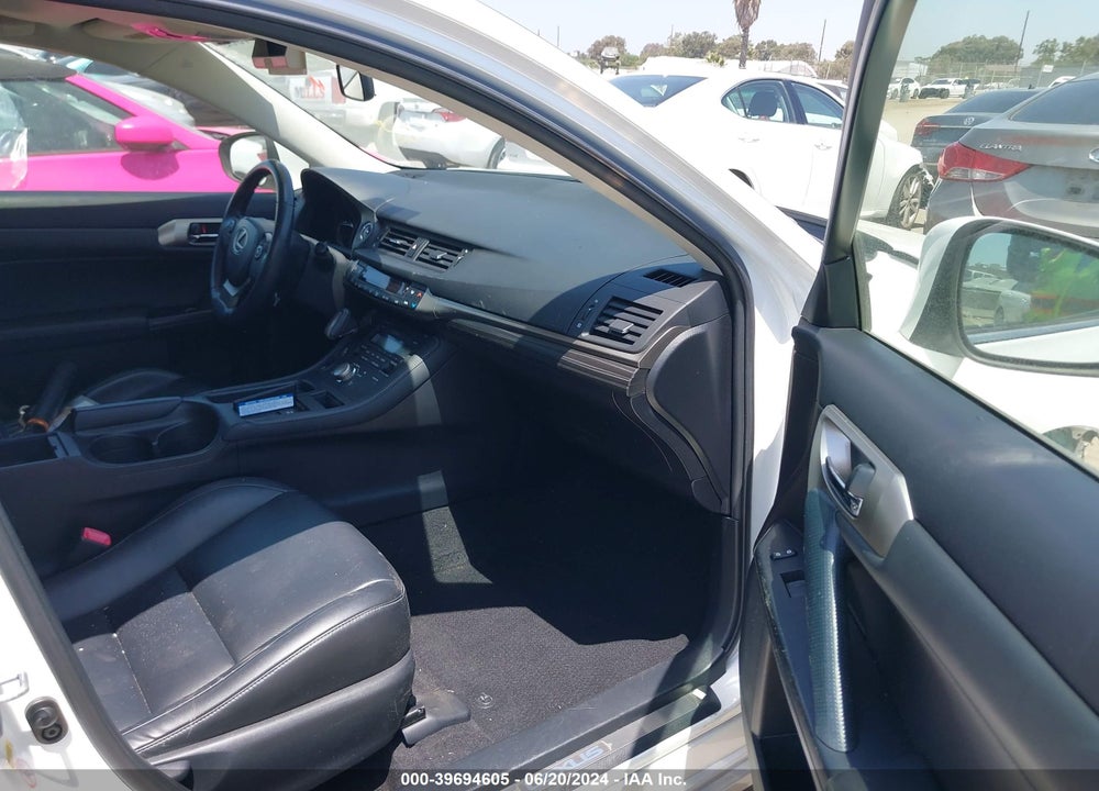 2014 LEXUS CT 200H VIN: JTHKD5BH2E2181108