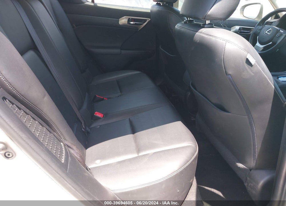 2014 LEXUS CT 200H VIN: JTHKD5BH2E2181108