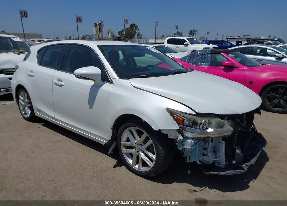 2014 LEXUS CT 200H VIN: JTHKD5BH2E2181108