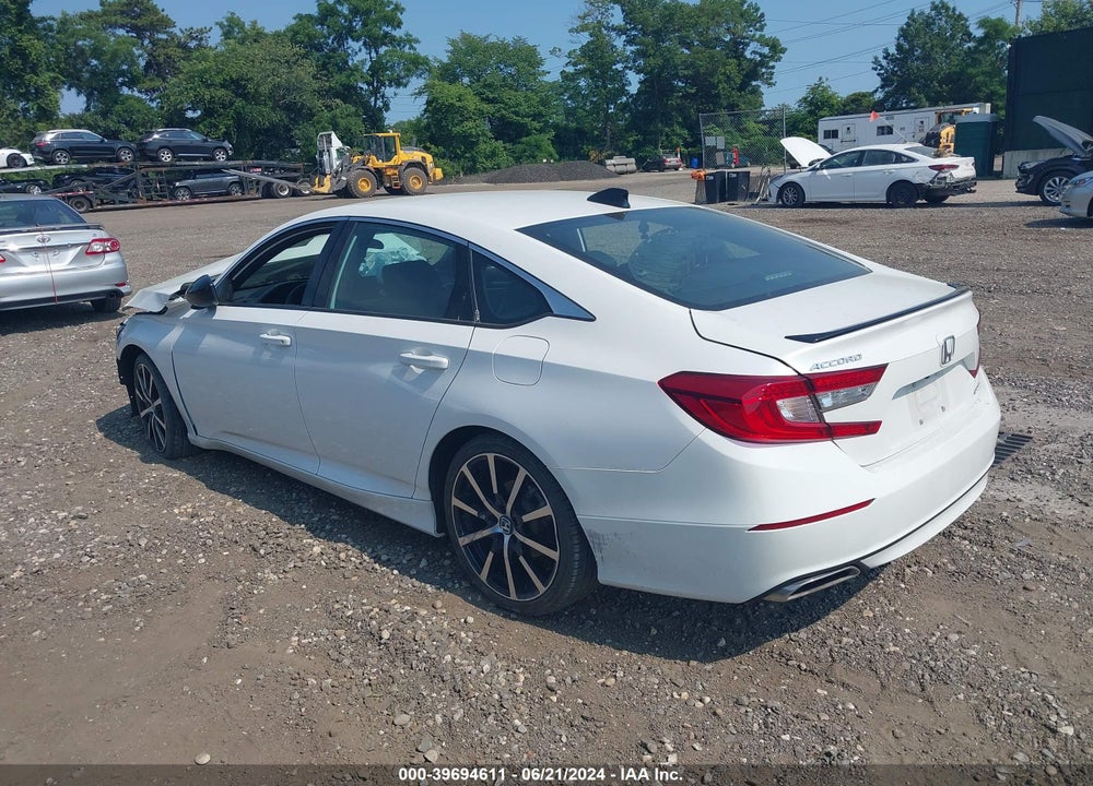 2022 HONDA ACCORD SPORT VIN: 1HGCV1F31NA008049