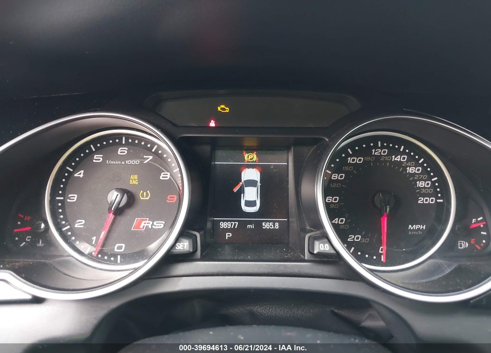 2014 AUDI RS 5 4.2 VIN: WUAC6AFR9EA901203