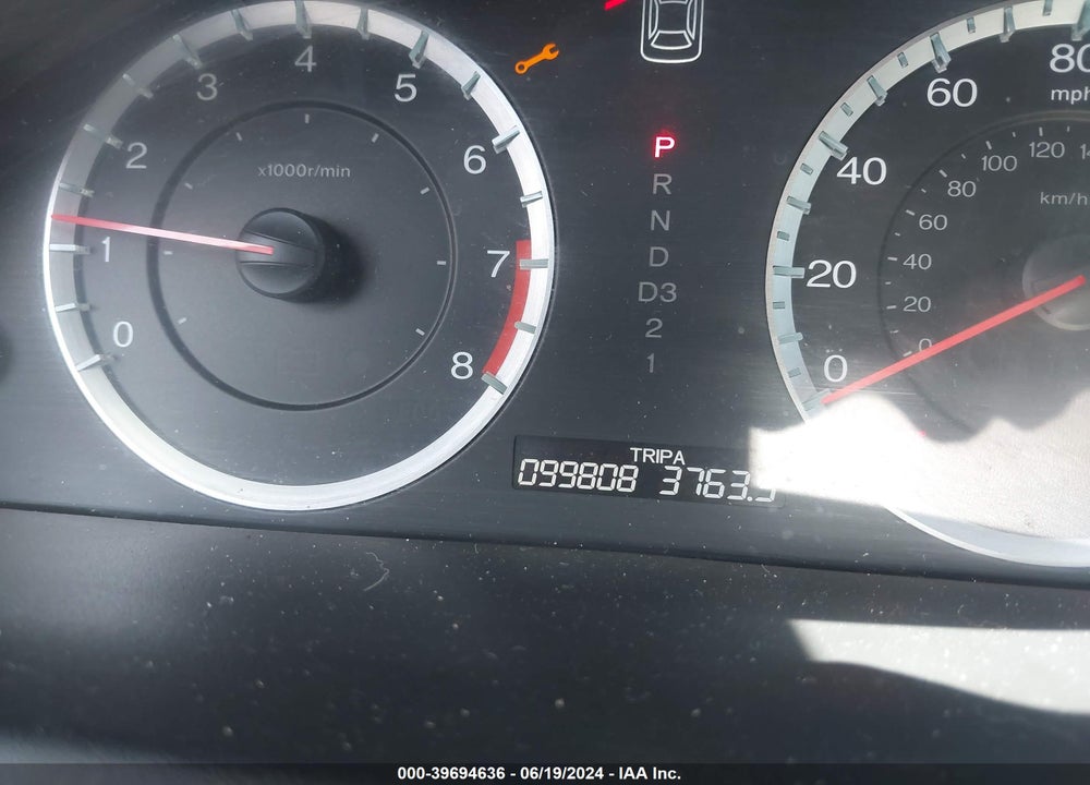 2012 HONDA ACCORD 2.4 SE VIN: 1HGCP2F68CA220079