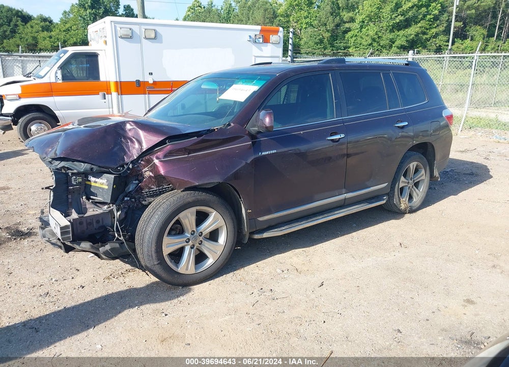 2013 TOYOTA HIGHLANDER LIMITED V6 VIN: 5TDYK3EH7DS139591