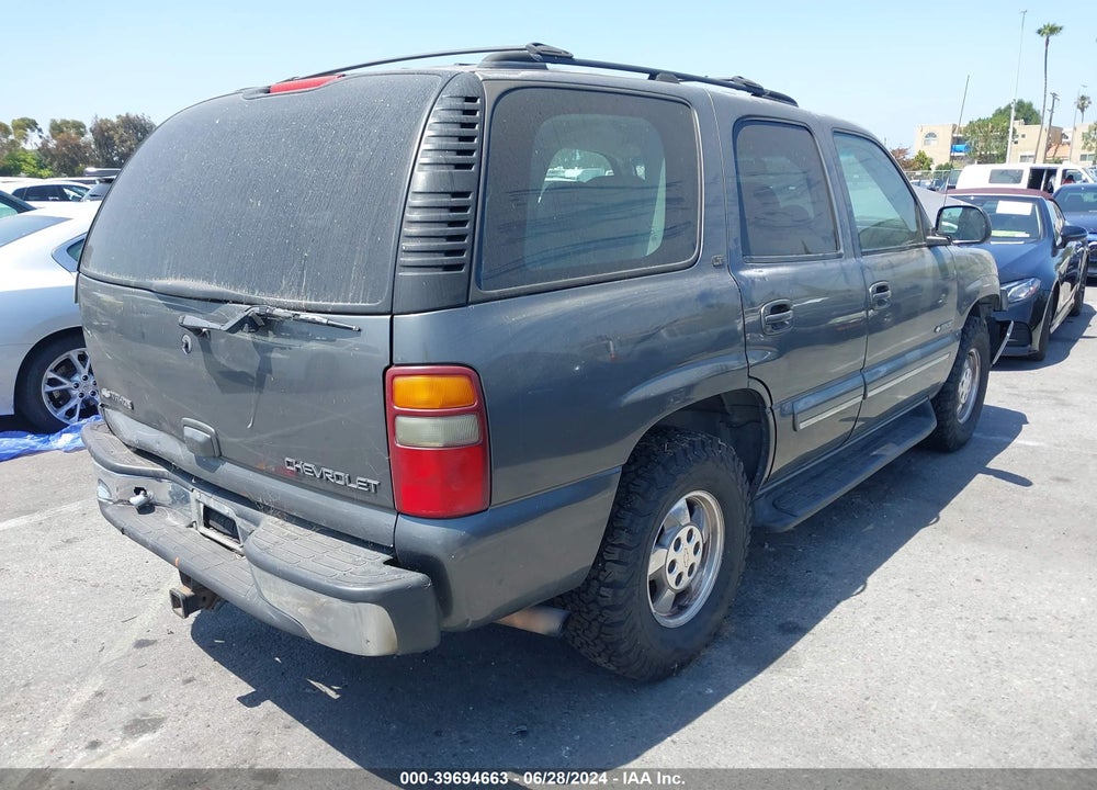 2001 CHEVROLET TAHOE LT VIN: 1GNEK13T01J117737