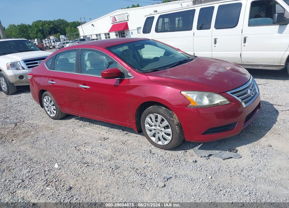2014 NISSAN SENTRA SV VIN: 3N1AB7APXEL611699