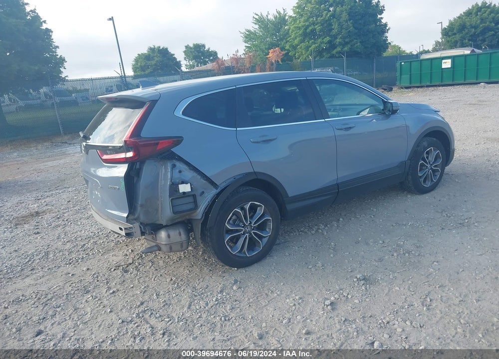 2022 HONDA CR-V AWD EX-L VIN: 2HKRW2H8XNH637760