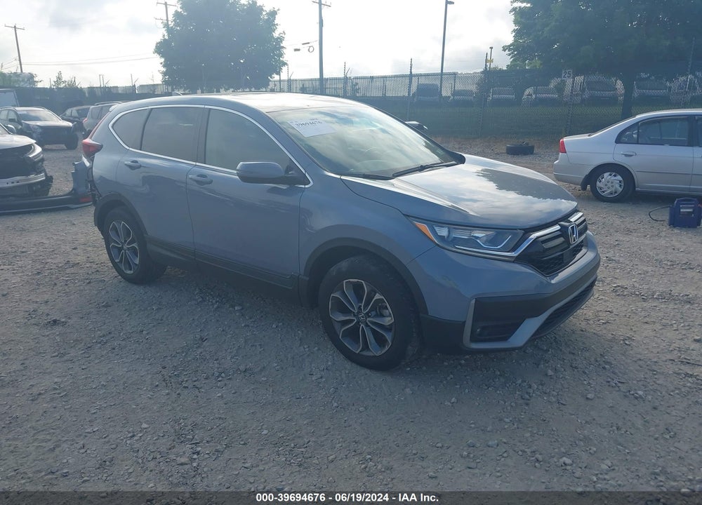 2022 HONDA CR-V AWD EX-L VIN: 2HKRW2H8XNH637760