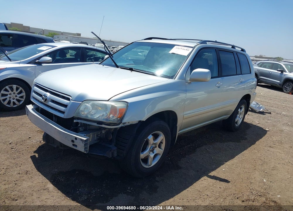 2004 TOYOTA HIGHLANDER V6 VIN: JTEEP21A640013678