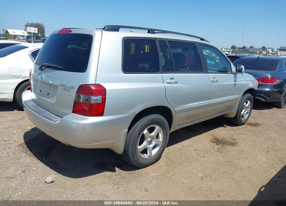 2004 TOYOTA HIGHLANDER V6 VIN: JTEEP21A640013678