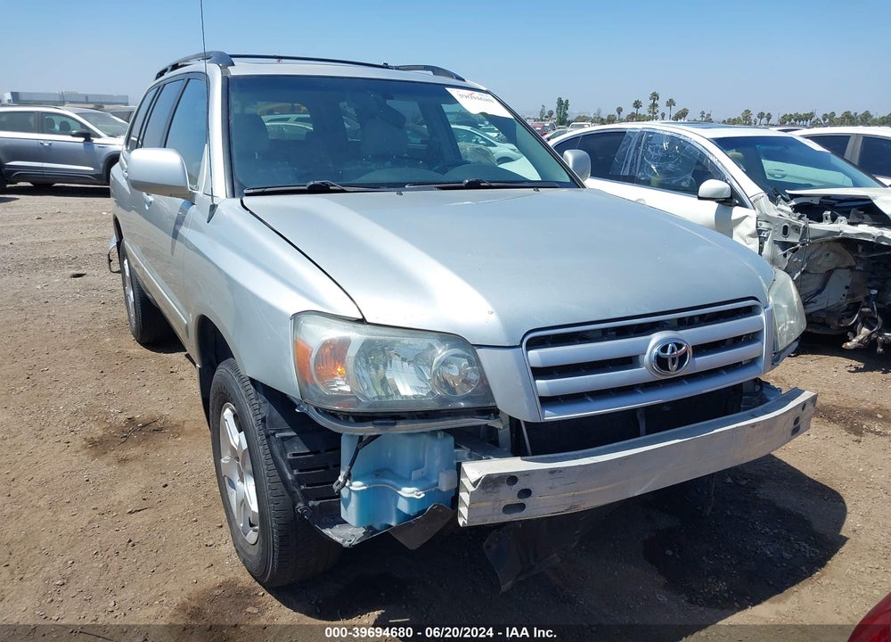 2004 TOYOTA HIGHLANDER V6 VIN: JTEEP21A640013678