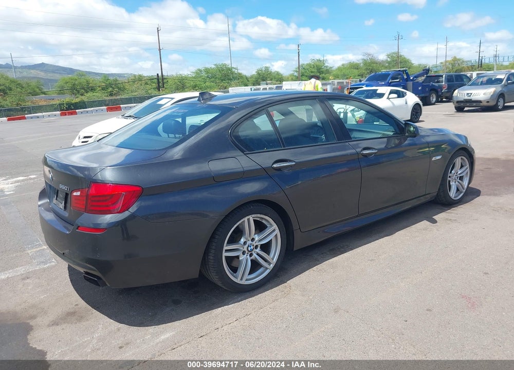 2013 BMW 550I VIN: WBAFR9C54DDX79863