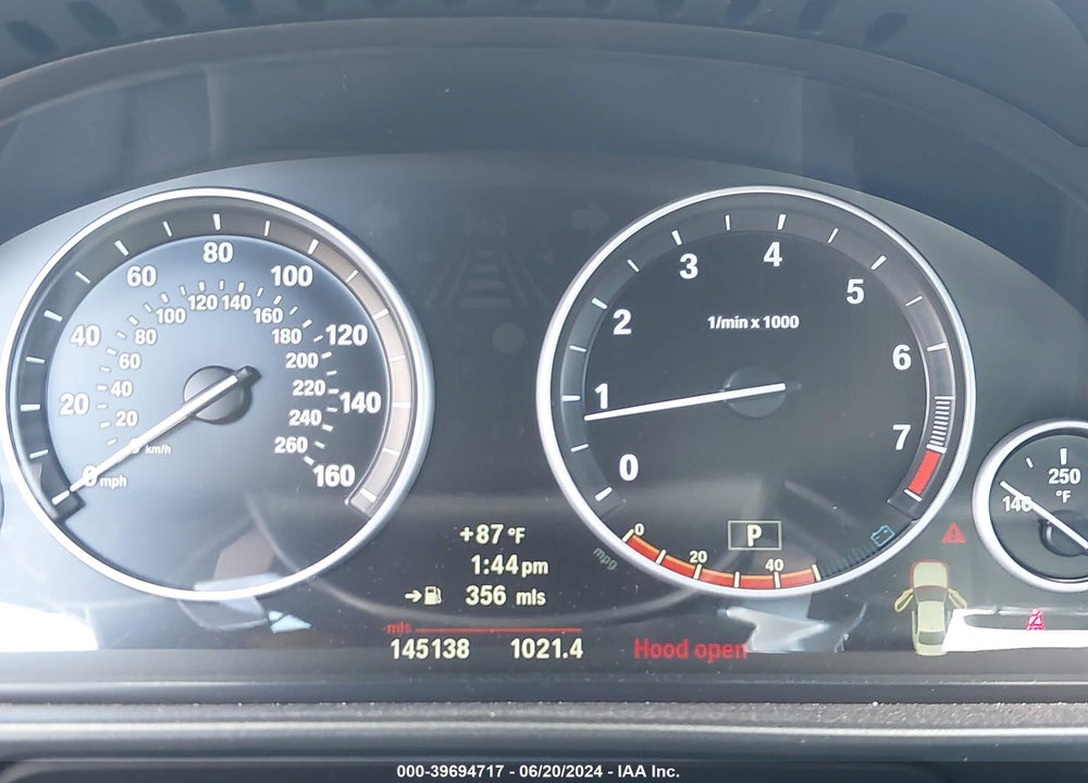 2013 BMW 550I VIN: WBAFR9C54DDX79863