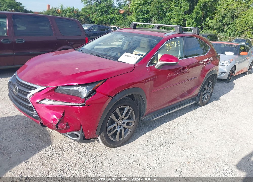 2015 LEXUS NX 200T VIN: JTJBARBZXF2026394