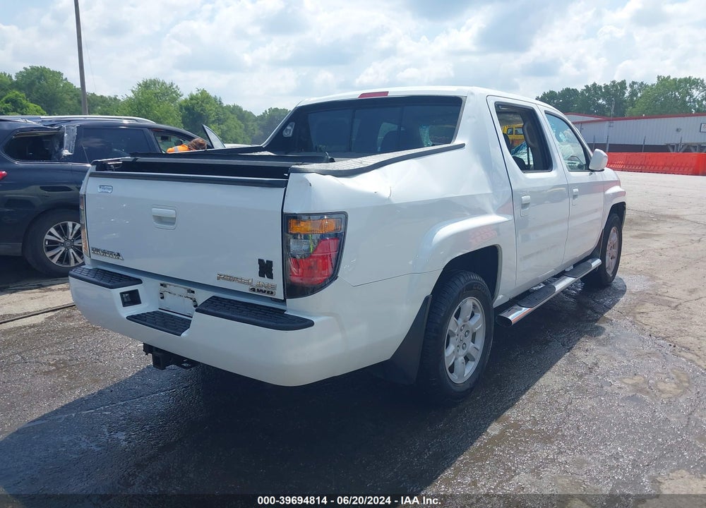2007 HONDA RIDGELINE RTS VIN: 2HJYK16457H539485