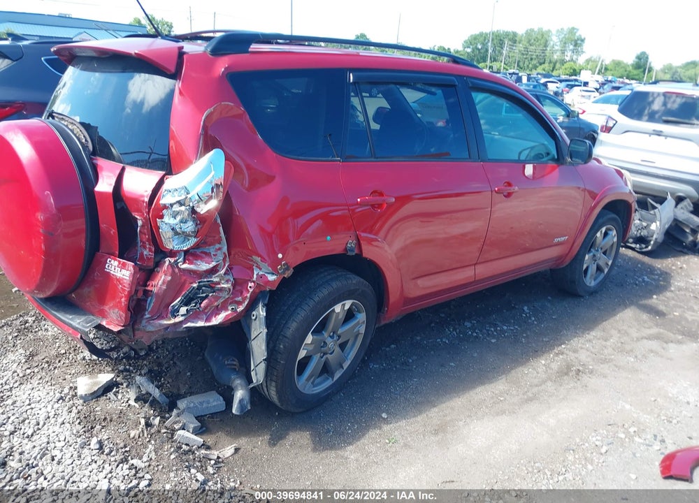 2012 TOYOTA RAV4 SPORT VIN: JTMWF4DV7C5047569