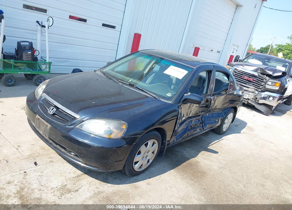 2001 HONDA CIVIC EX VIN: 1HGES26731L025959