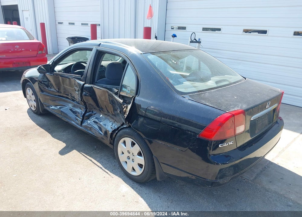 2001 HONDA CIVIC EX VIN: 1HGES26731L025959