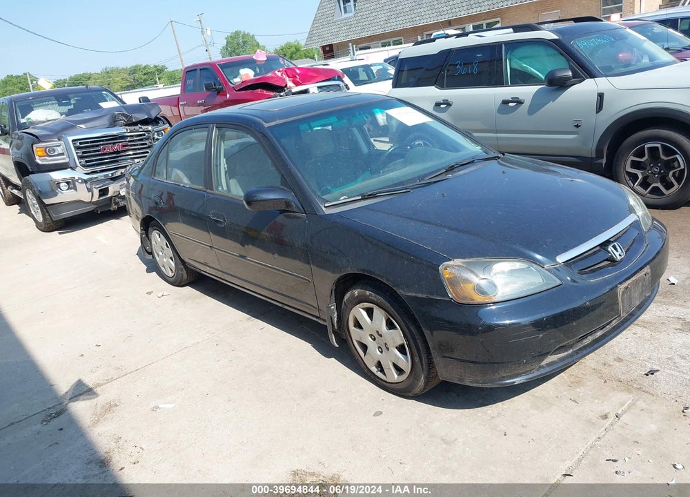 2001 HONDA CIVIC EX VIN: 1HGES26731L025959