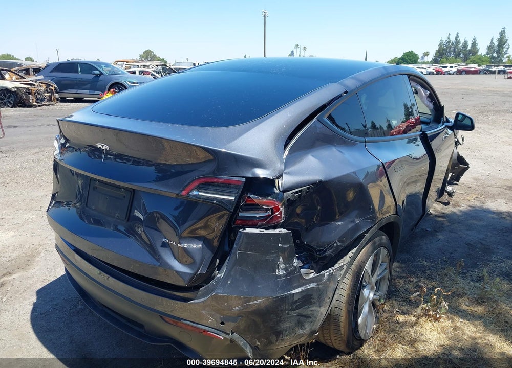 2021 TESLA MODEL Y LONG RANGE DUAL MOTOR ALL-WHEEL DRIVE VIN: 5YJYGDEE8MF282826